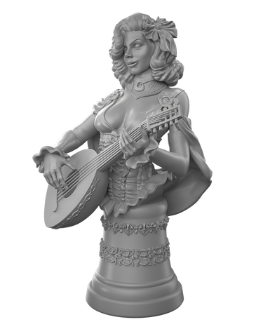 Grogella the Human Bard Busts
